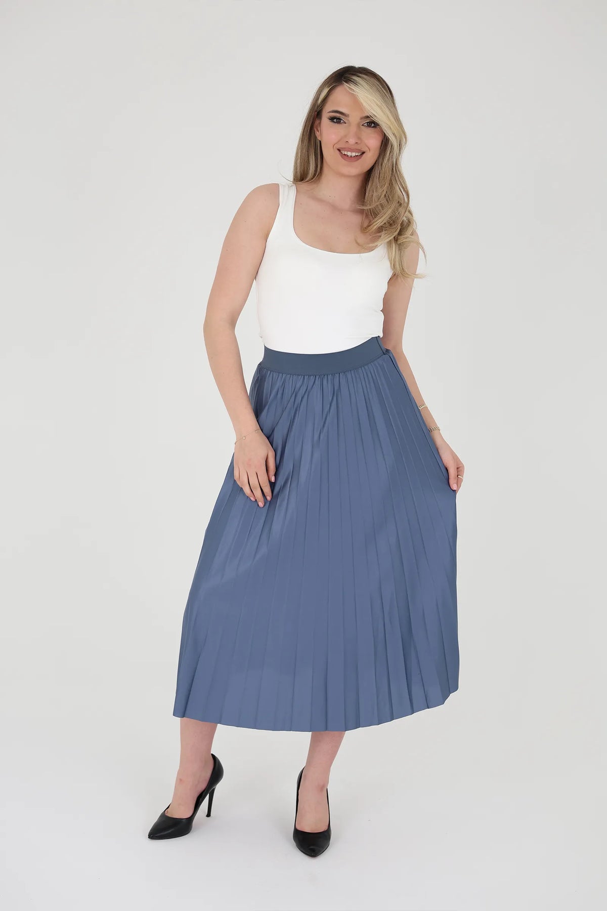 Fund pleated chiffon