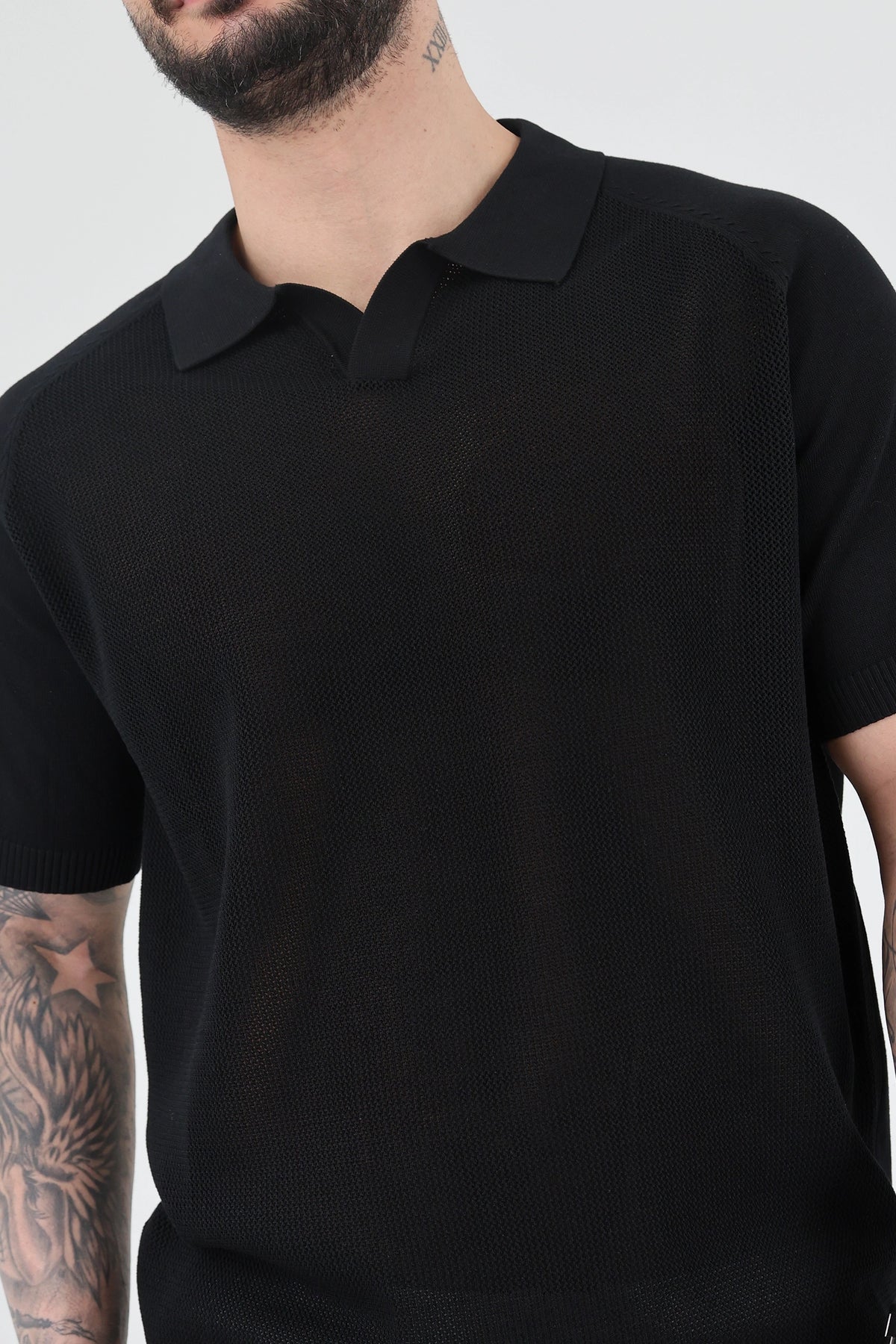Maice open collar