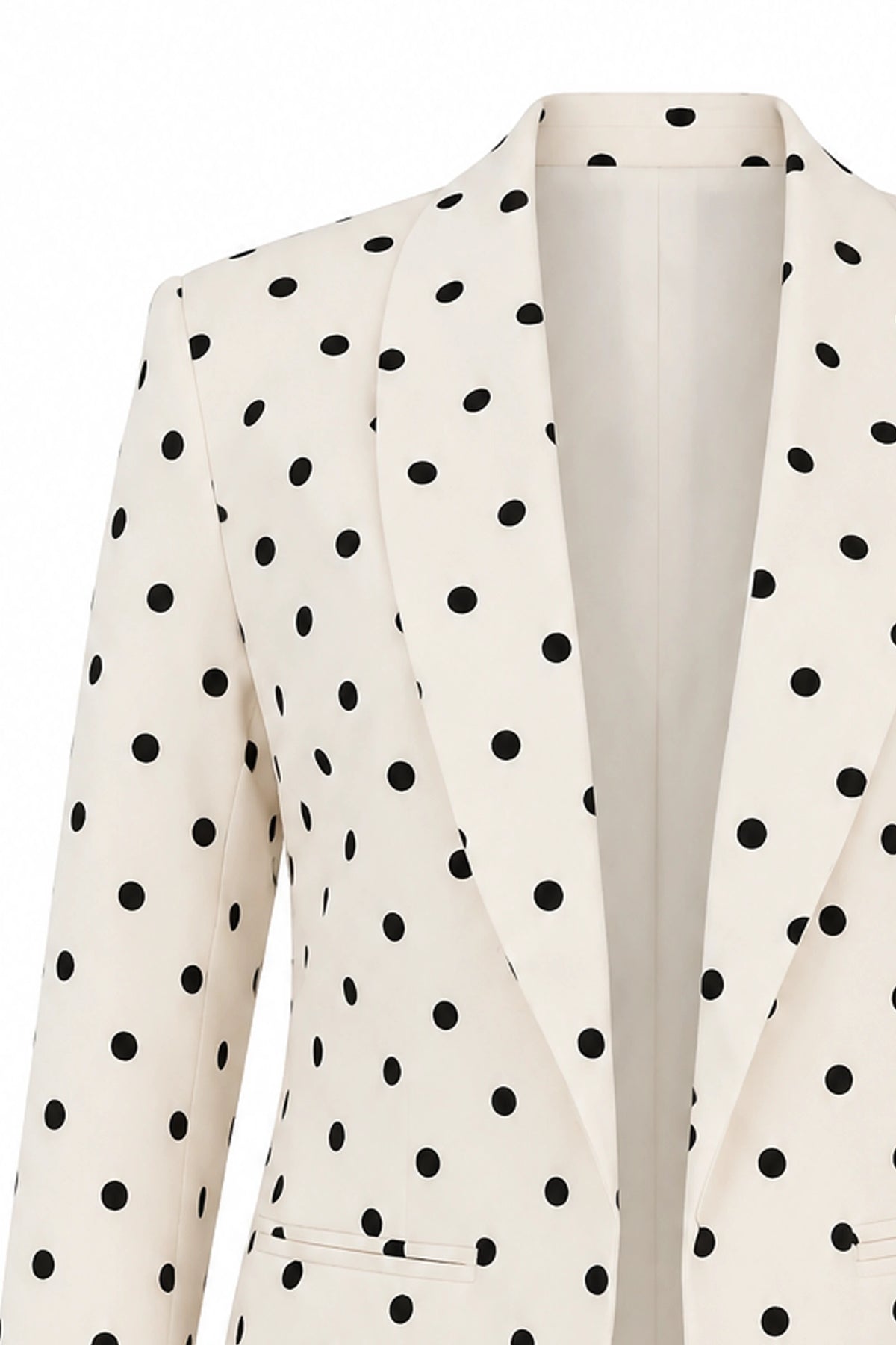 Sako black polka dots