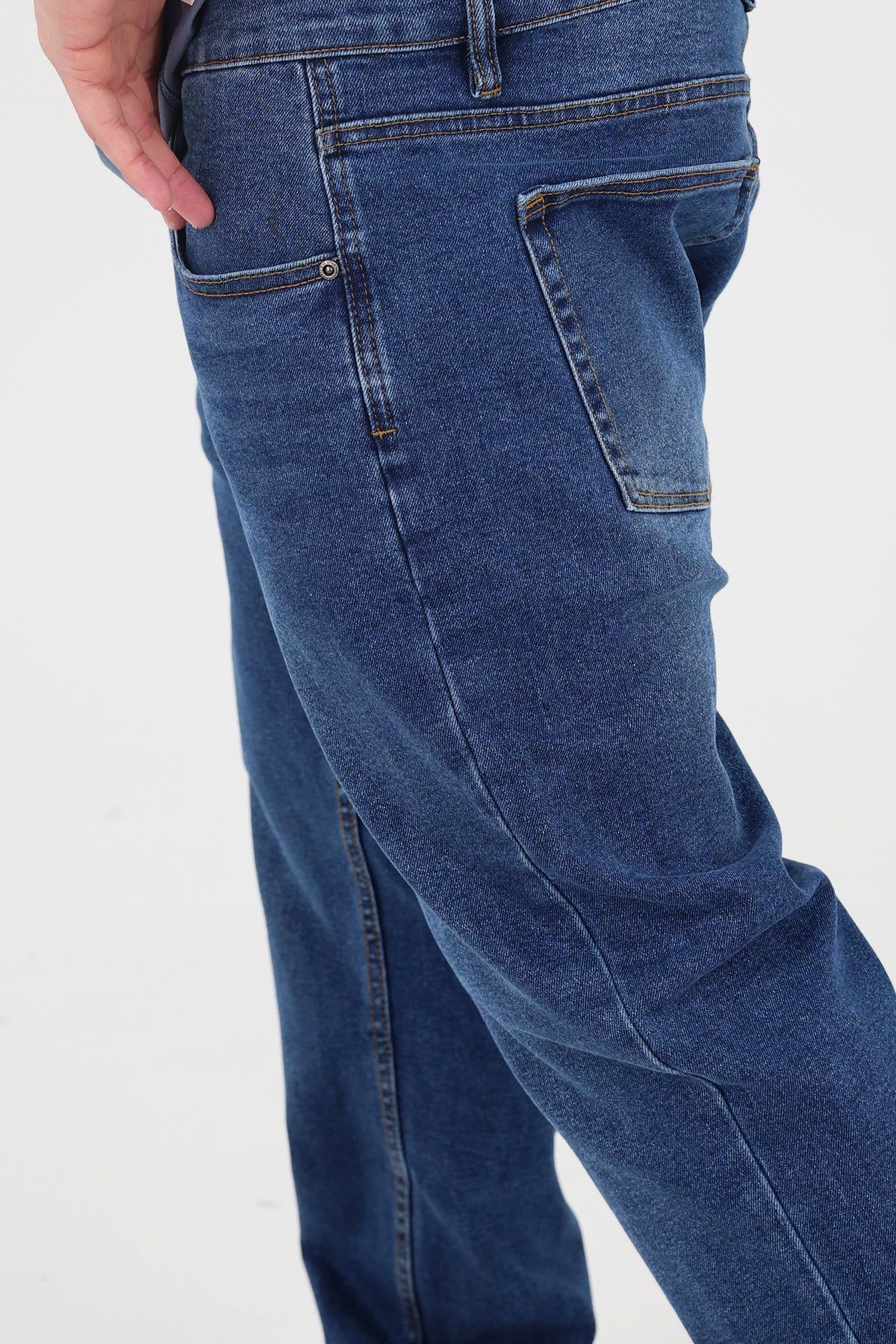 Farmerka fit blue