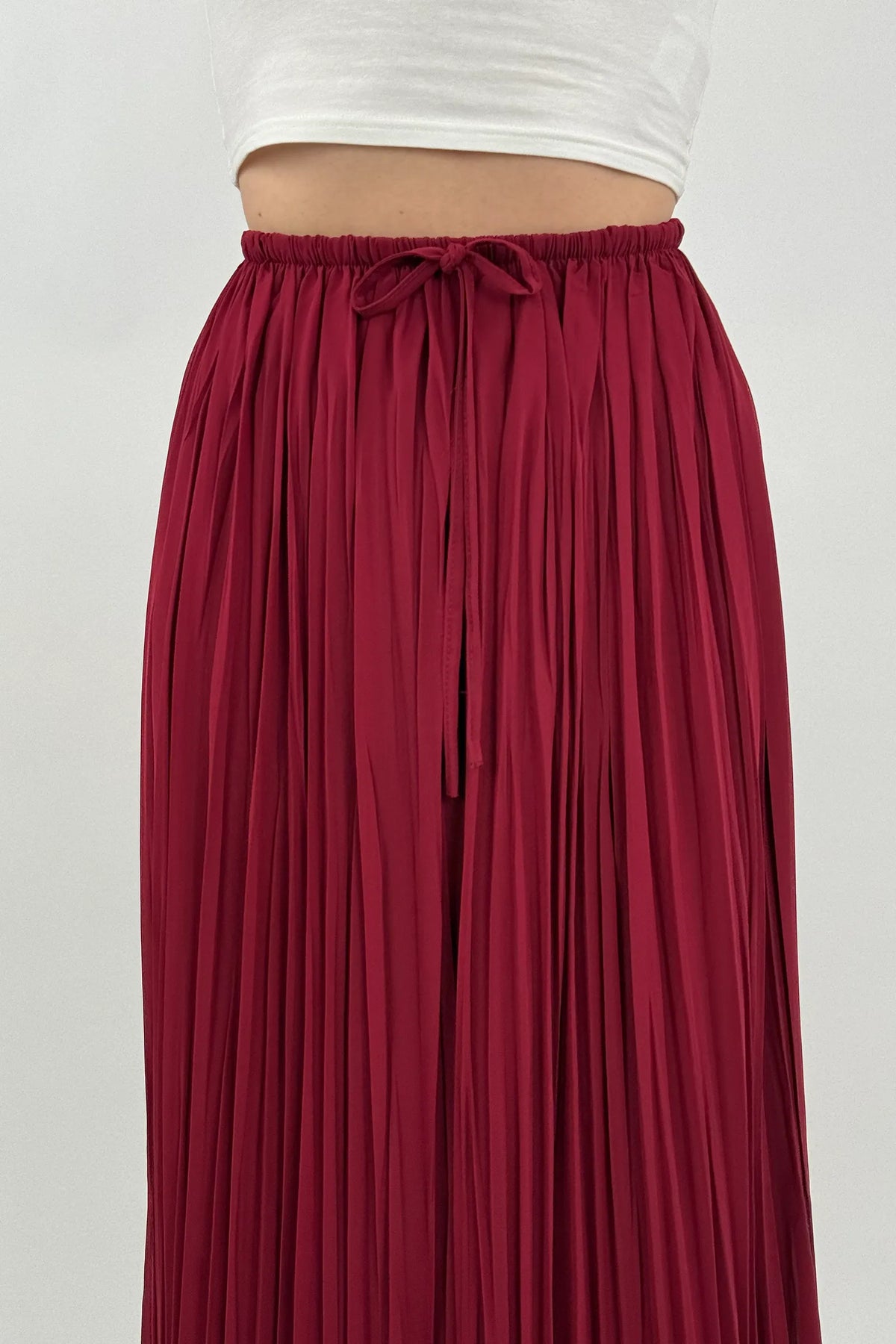 Fund flowy pleated skirt