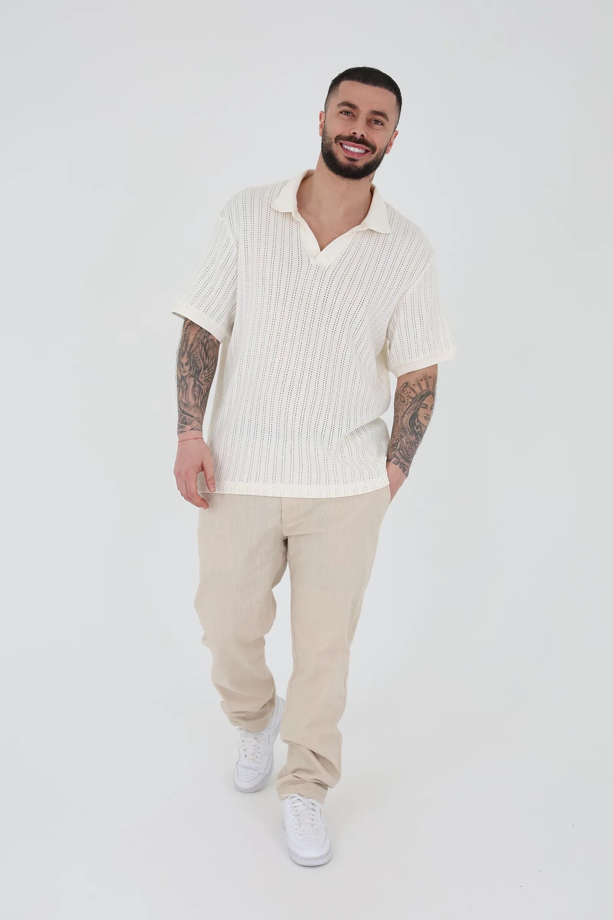 Maice knitted polo