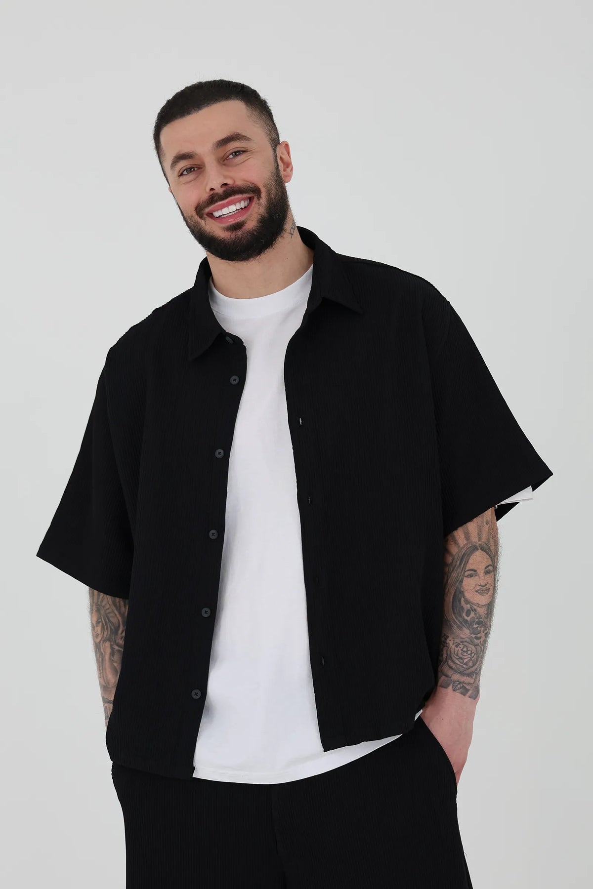 Kemishe oversized textured