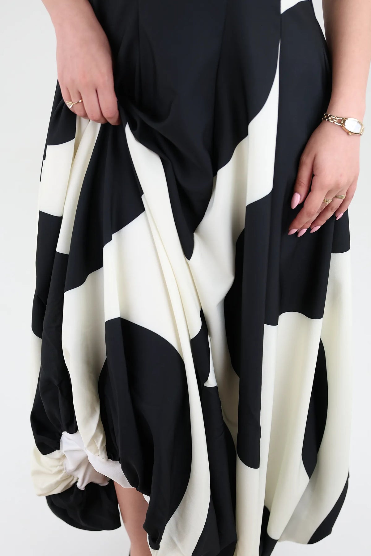 Fustan colorblock