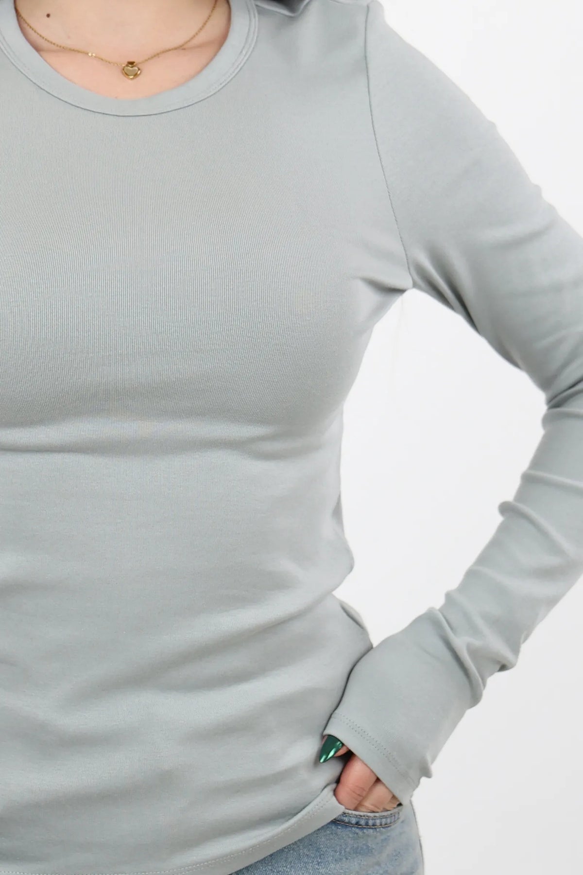 Bluze basic slim fit