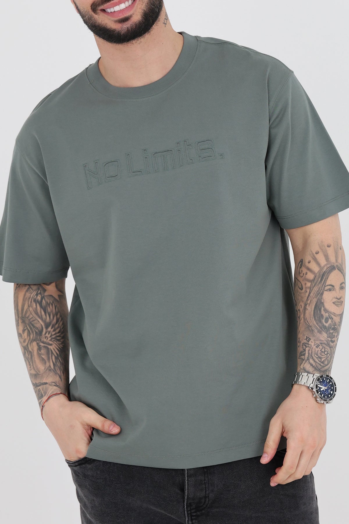 Maice graphic boxy tee