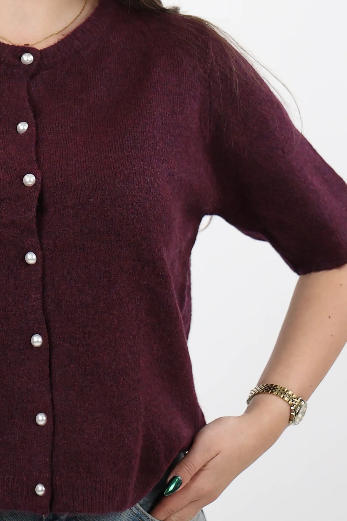 Maice button-down top