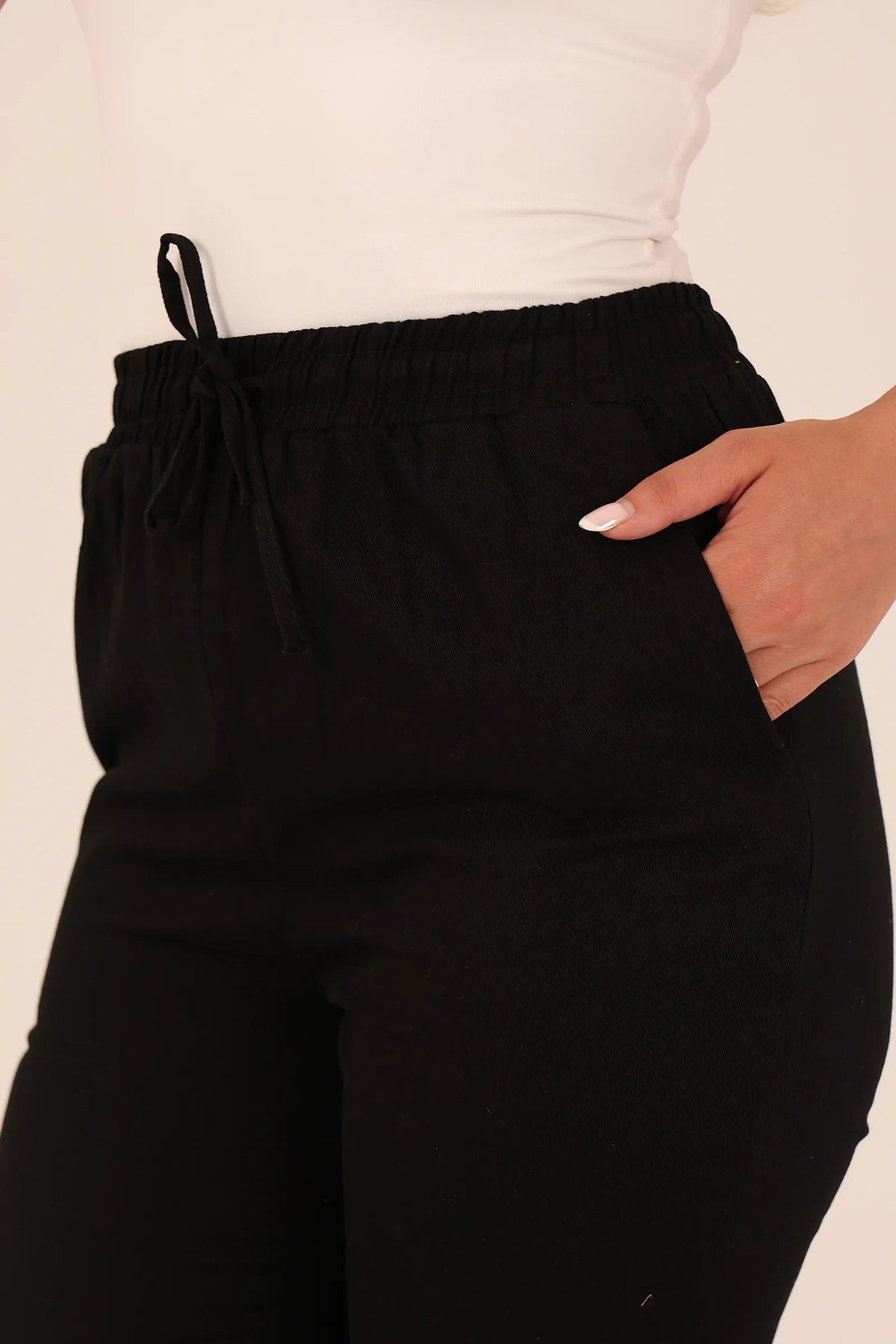 Pantallona cropped carrot