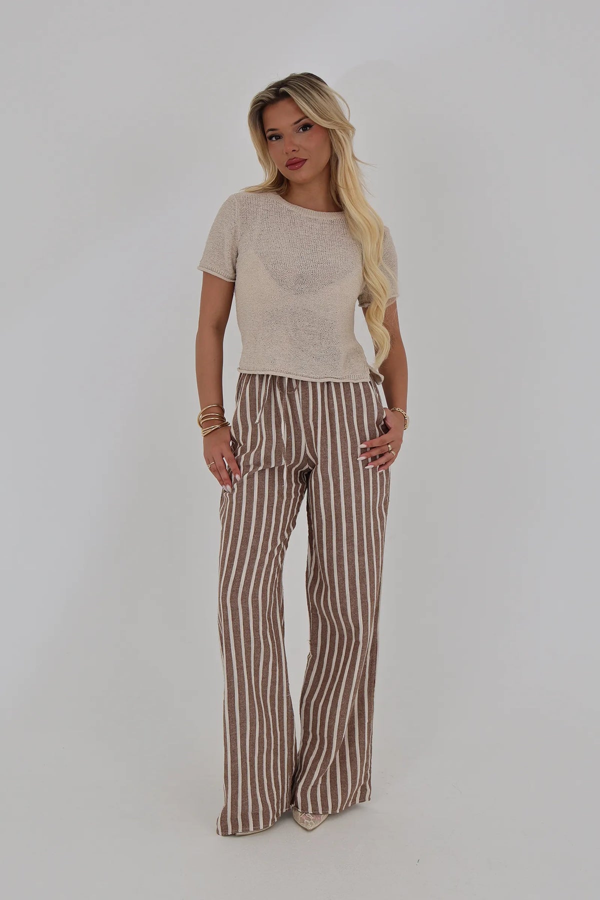 Maice open knit