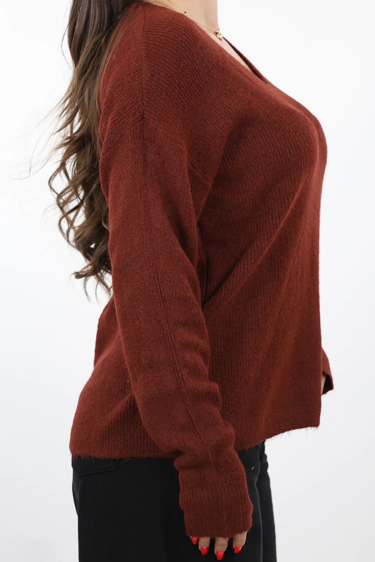 Xhemper deep v knit
