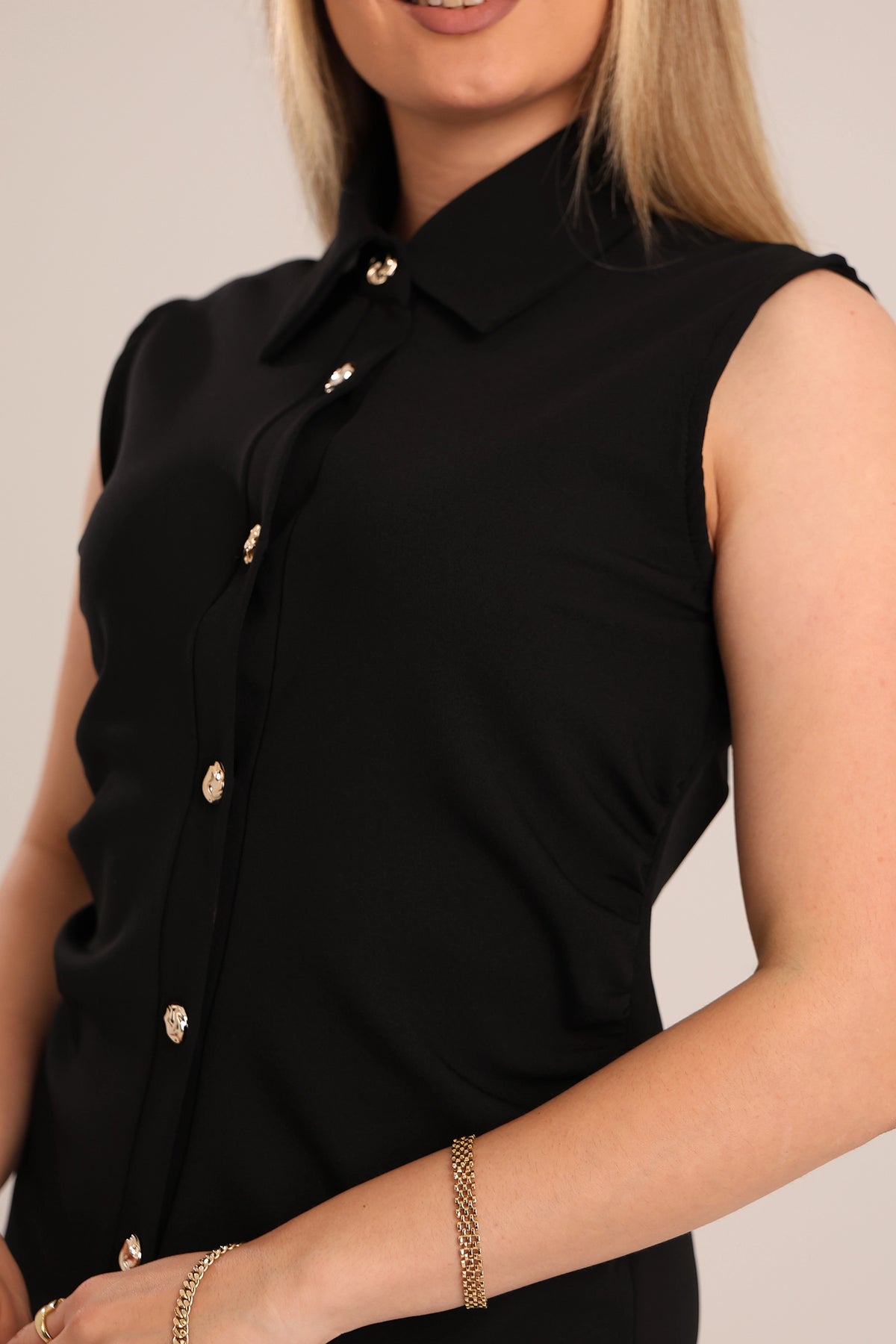 Fustan ruched sides