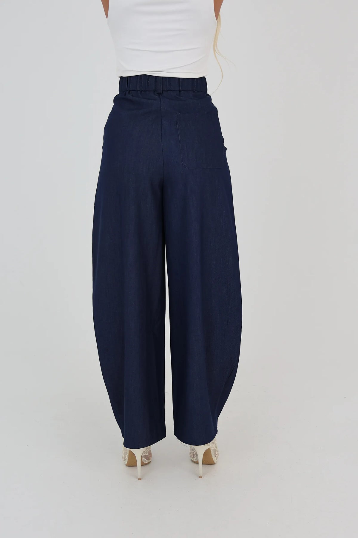 Pantallona dark denim