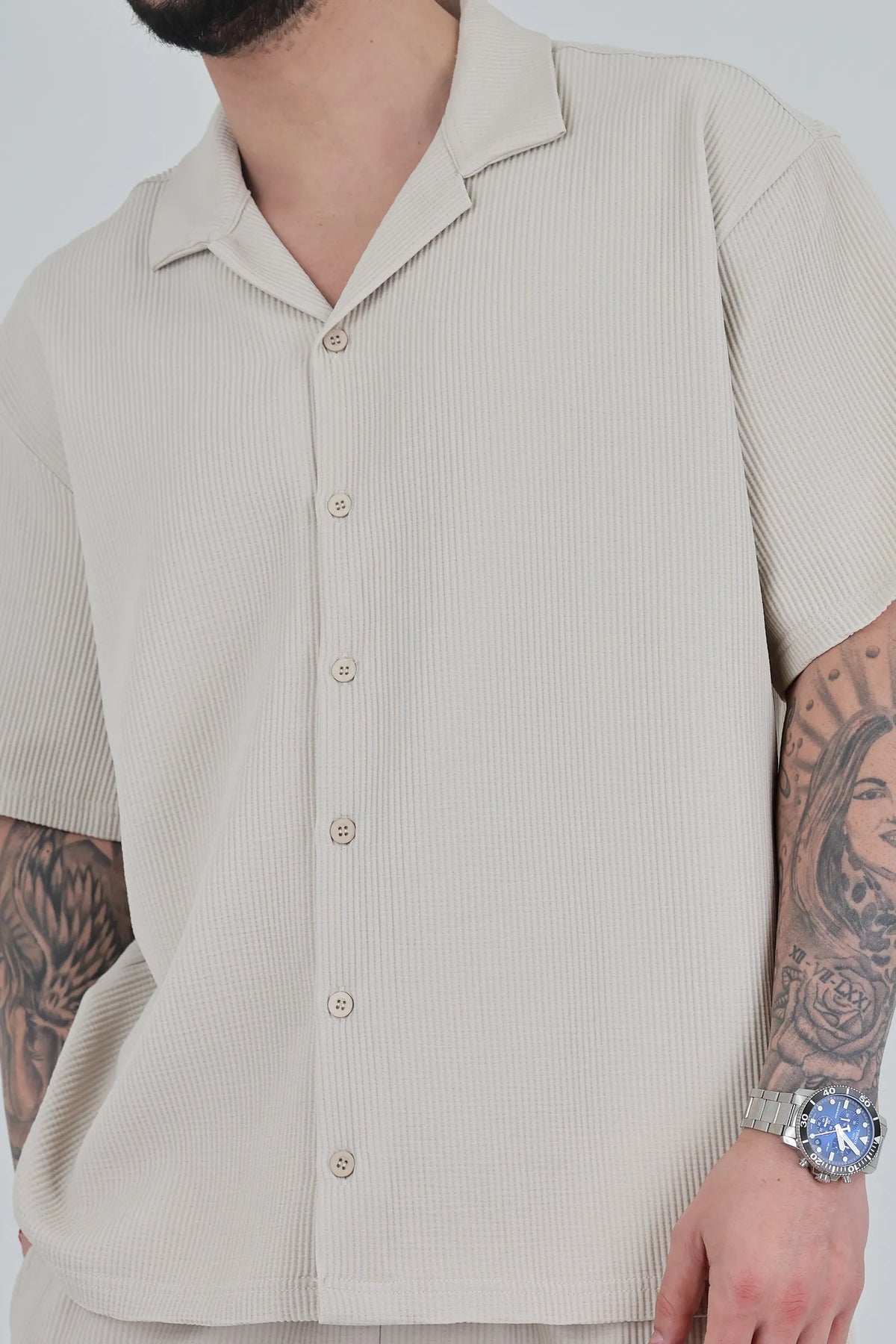 Kemishe waffle knit