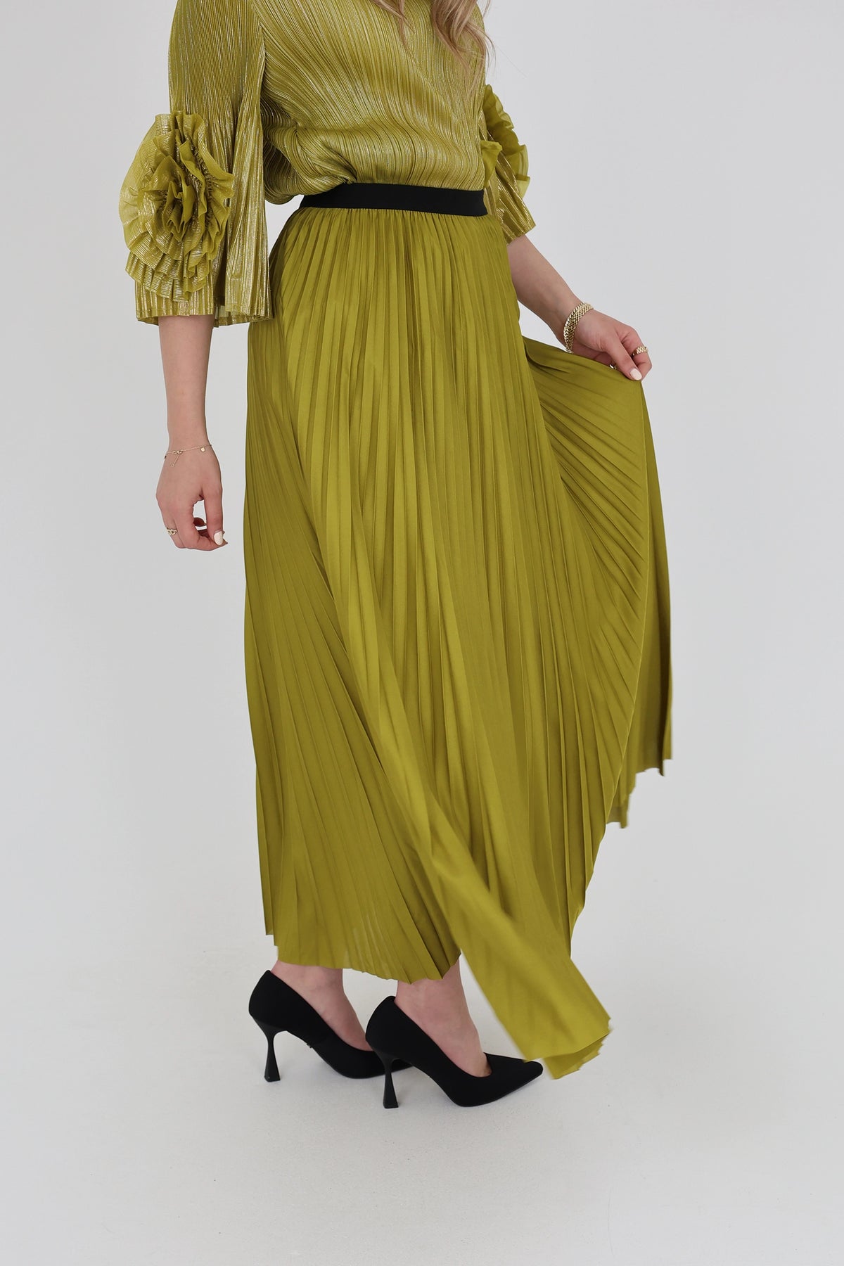 Set pleated co-ord