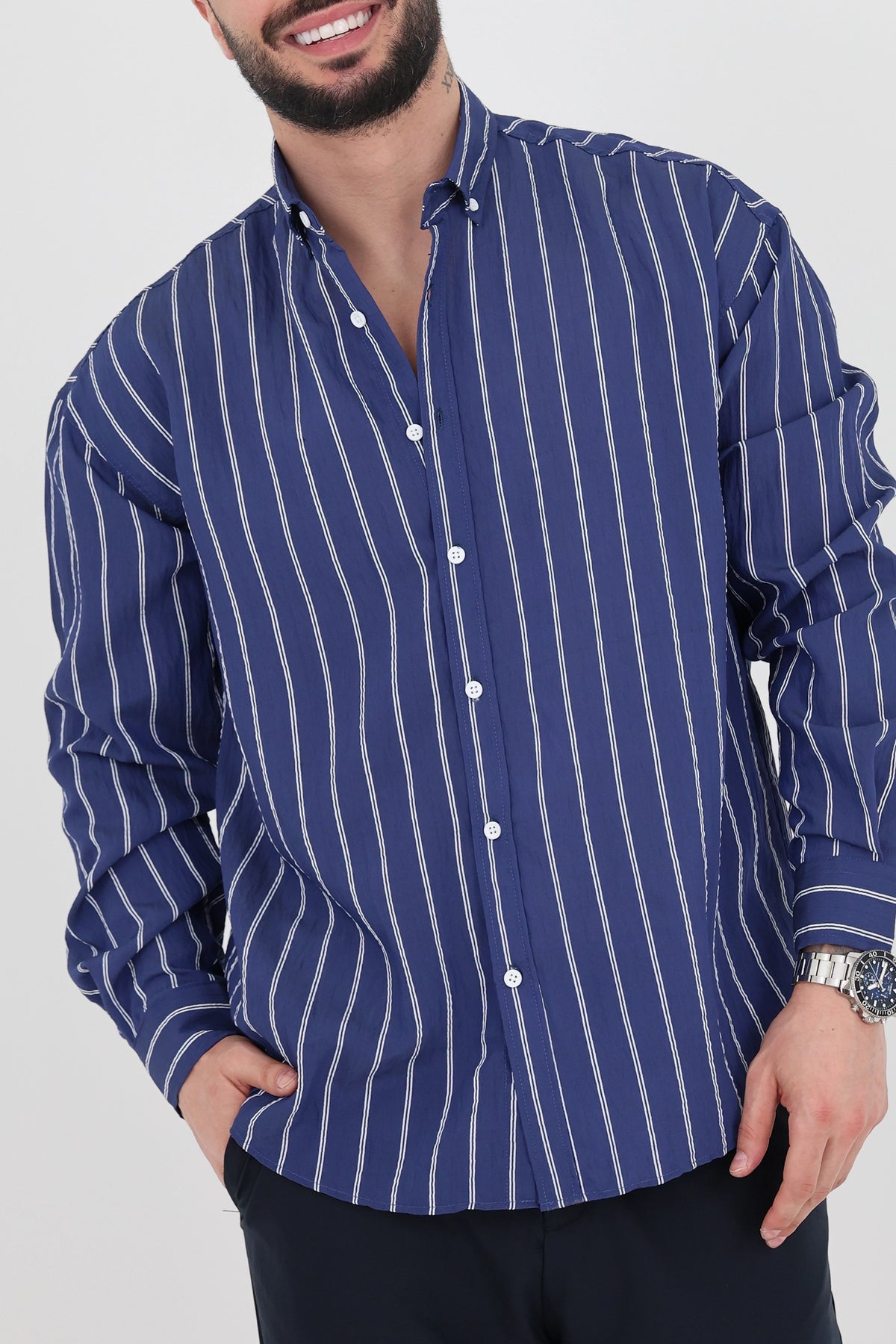 Kemishe pinstripe