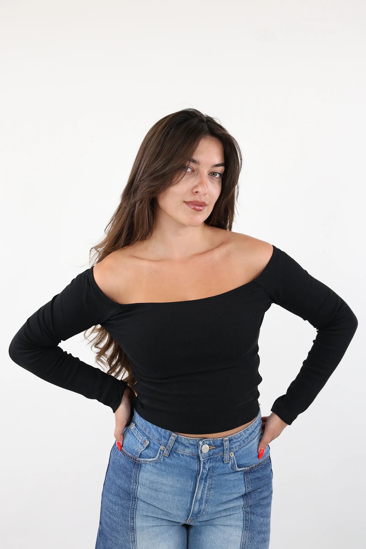 Bluze trendy off shoulder