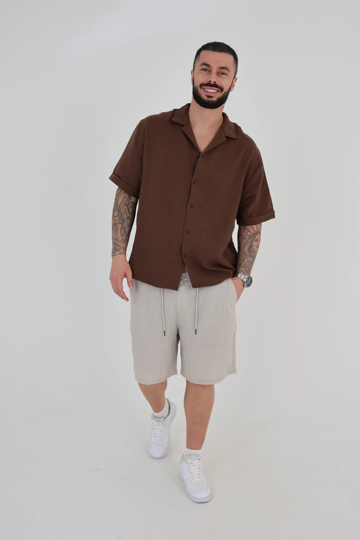 Pantallona relaxed shorts