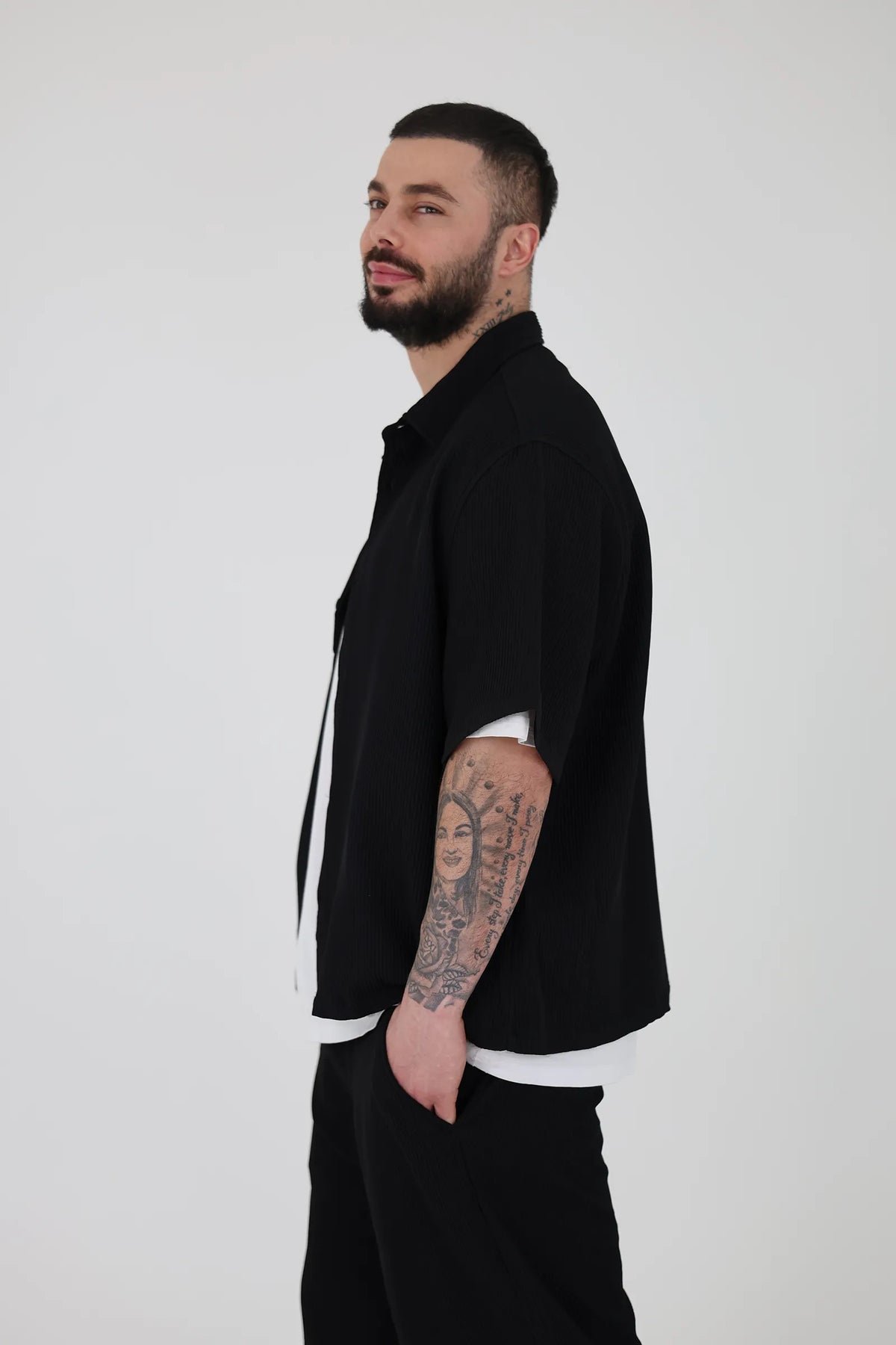 Kemishe oversized textured