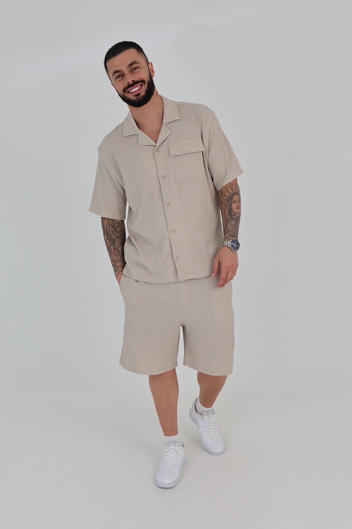 Kemishe casual sand crepe