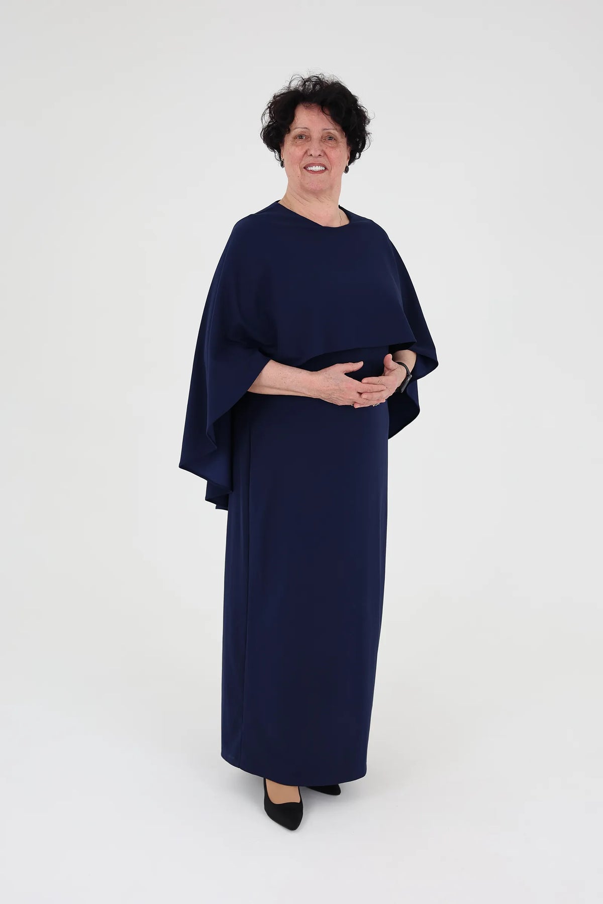 Fustan navy elegante