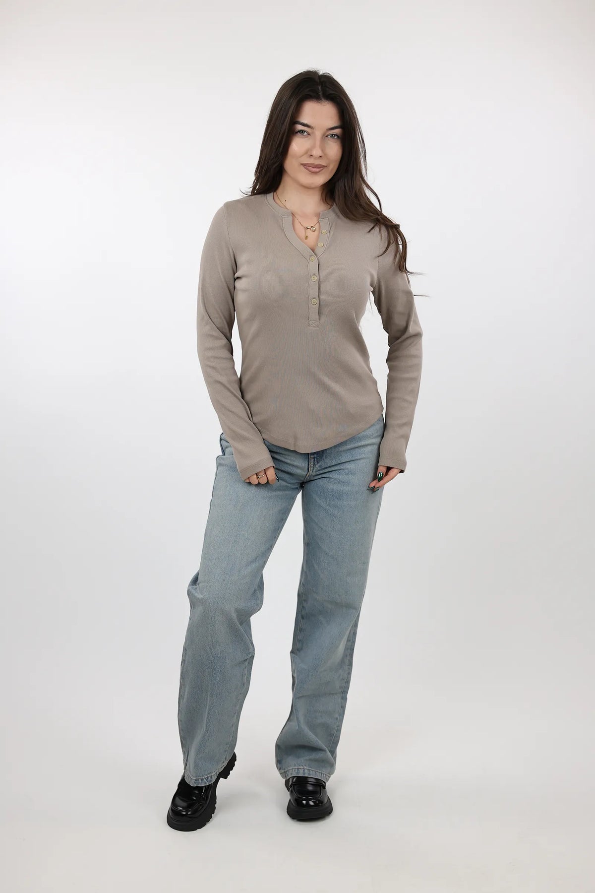 Bluze slim fit henley