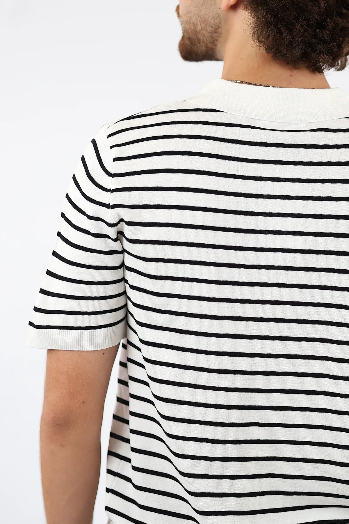 Maice striped polo