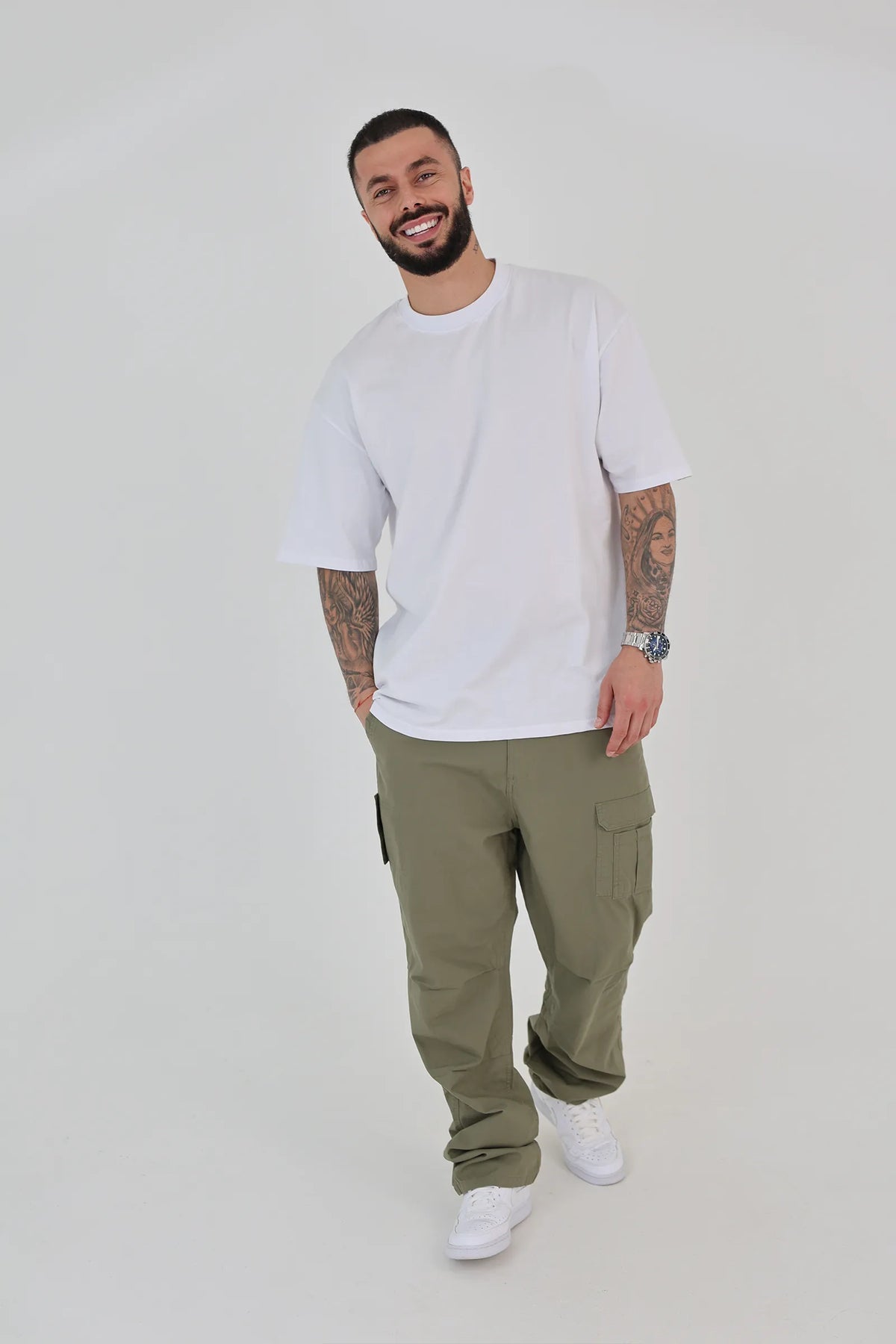 Pantallona  slim cargo