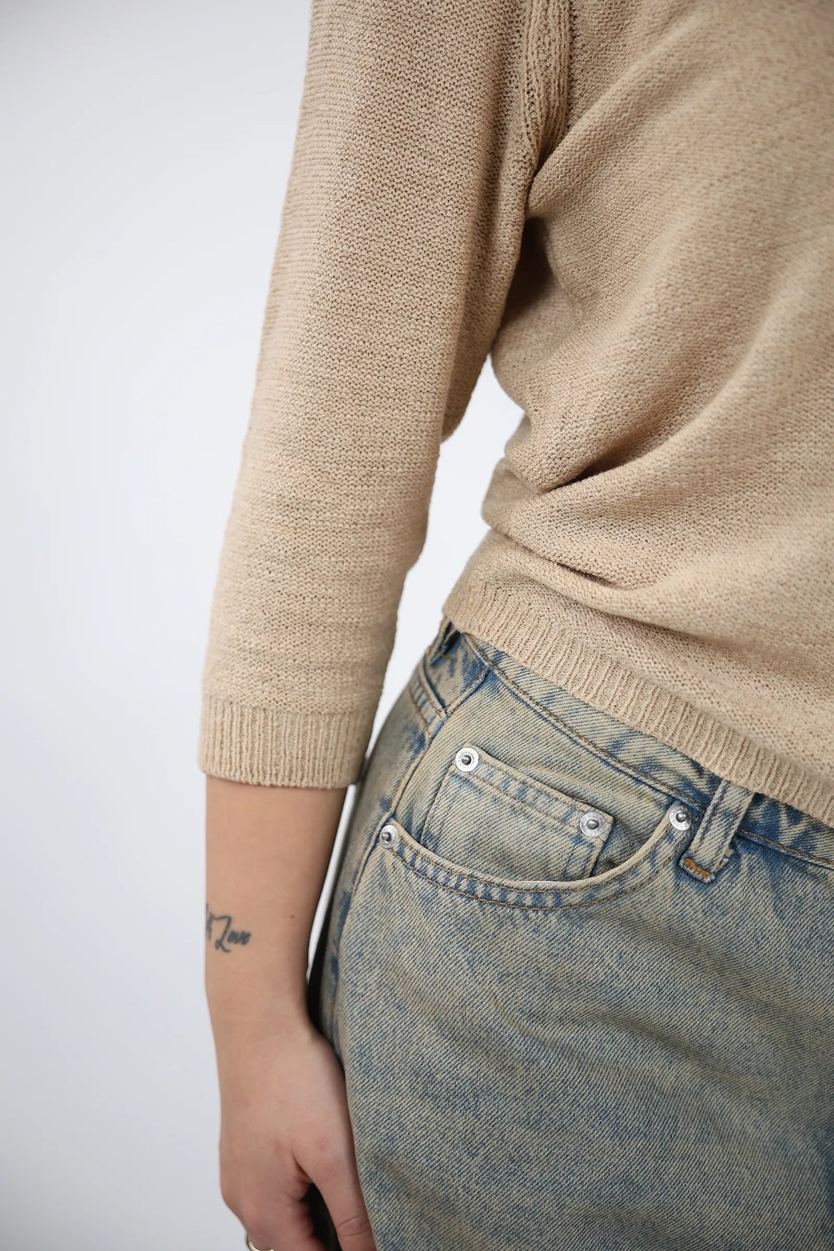 Xhemper sleeve knit