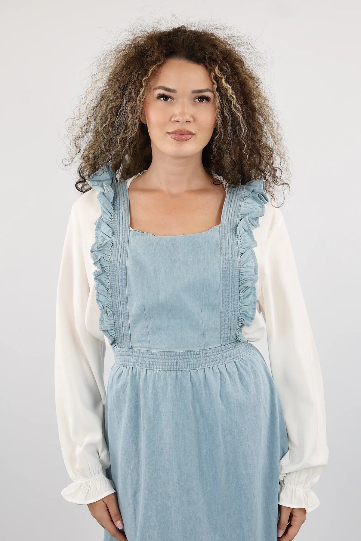 Fustan maxi jeans