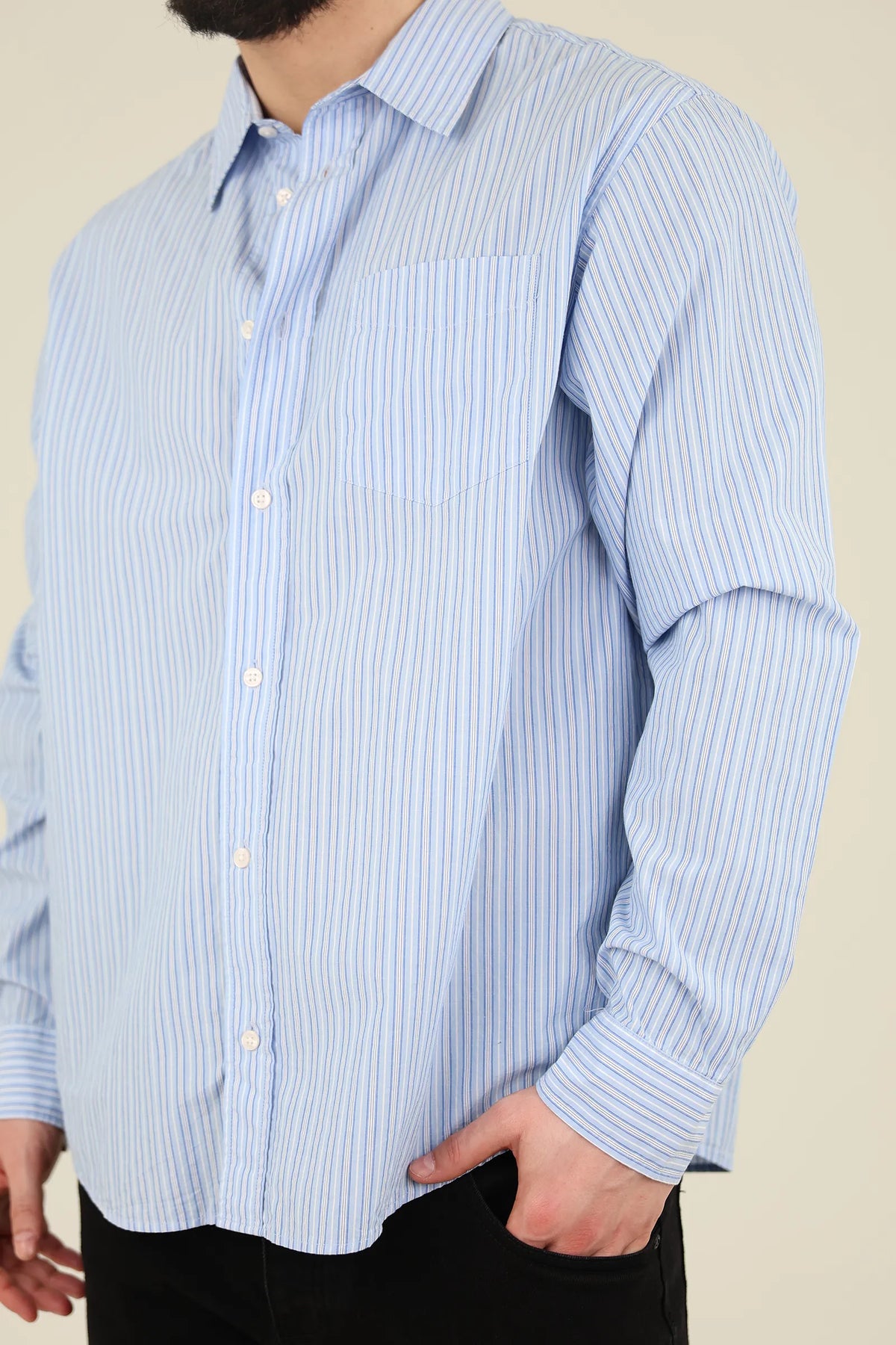 Kemishe vertical stripe