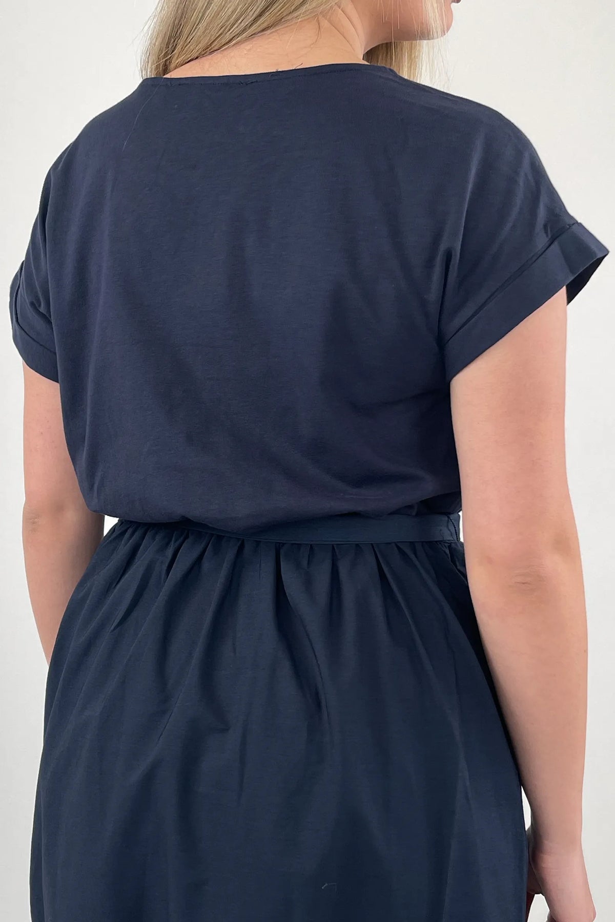 Fustan navy grace midi