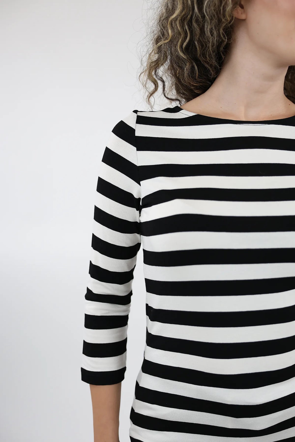 Bluze coffee stripe