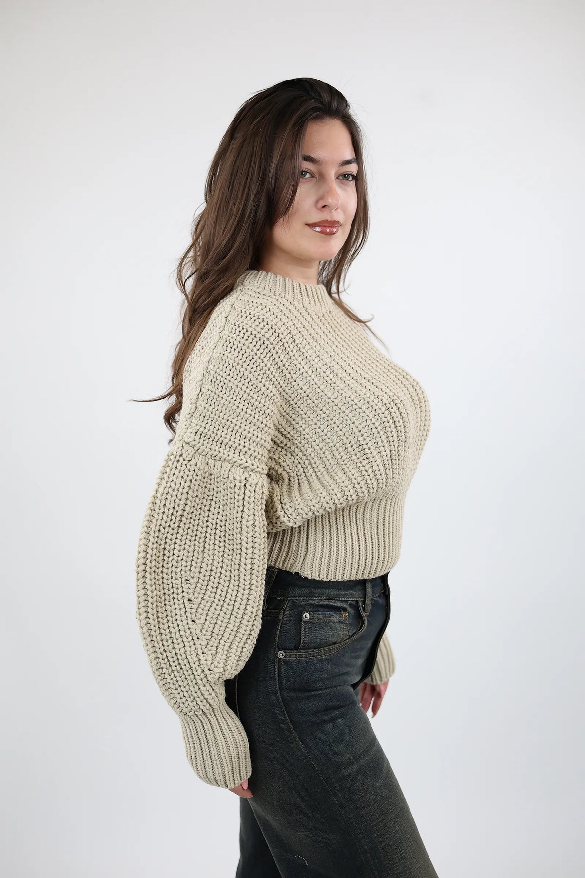 Xhemper crochet beige