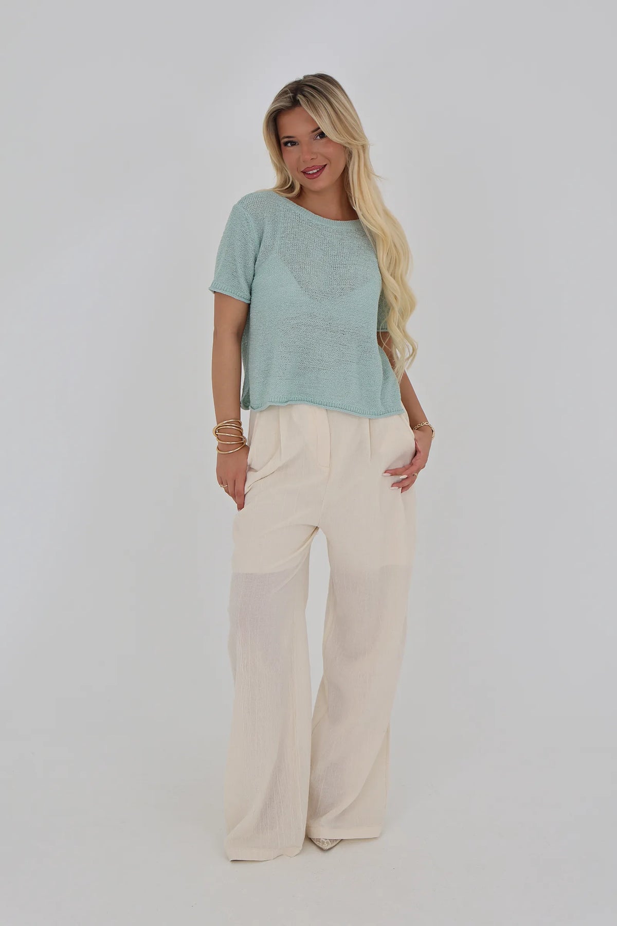 Maice open knit