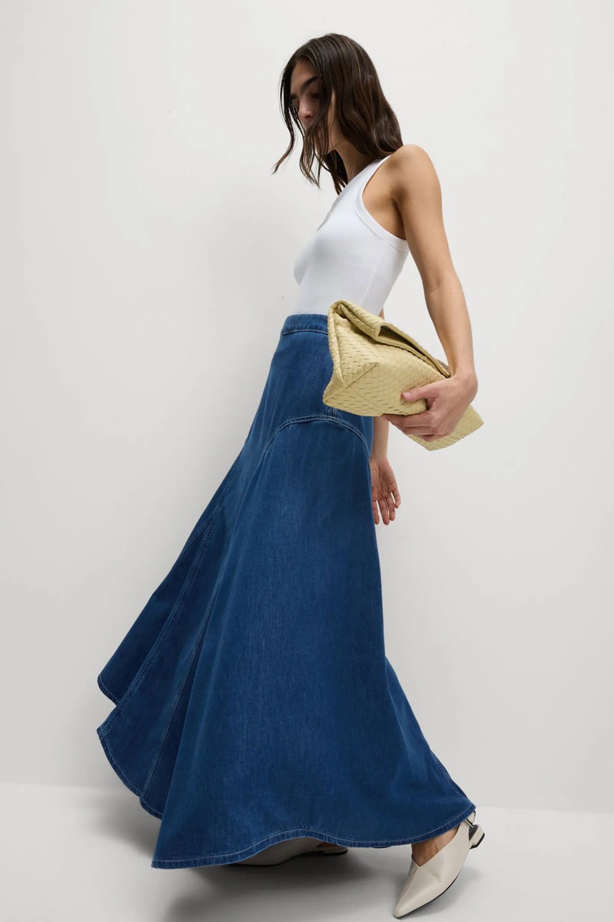 Fund asymmetric denim