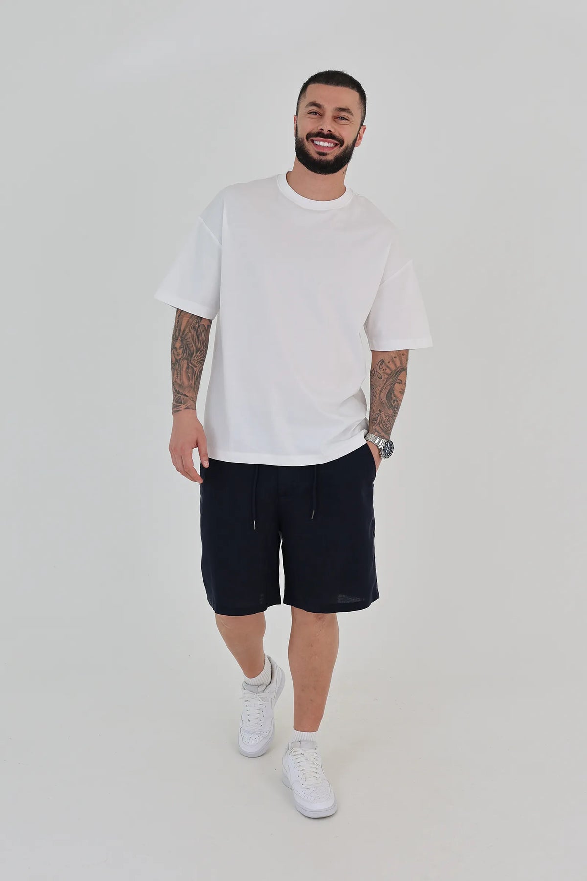 Pantallona relaxed shorts