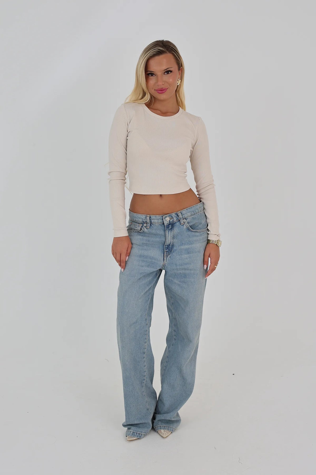 Bluze crewneck crop