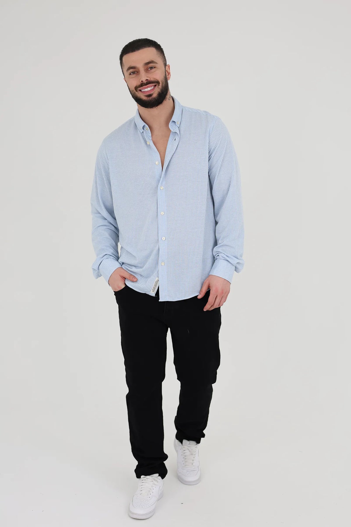 Kemishe vertical pinstripe