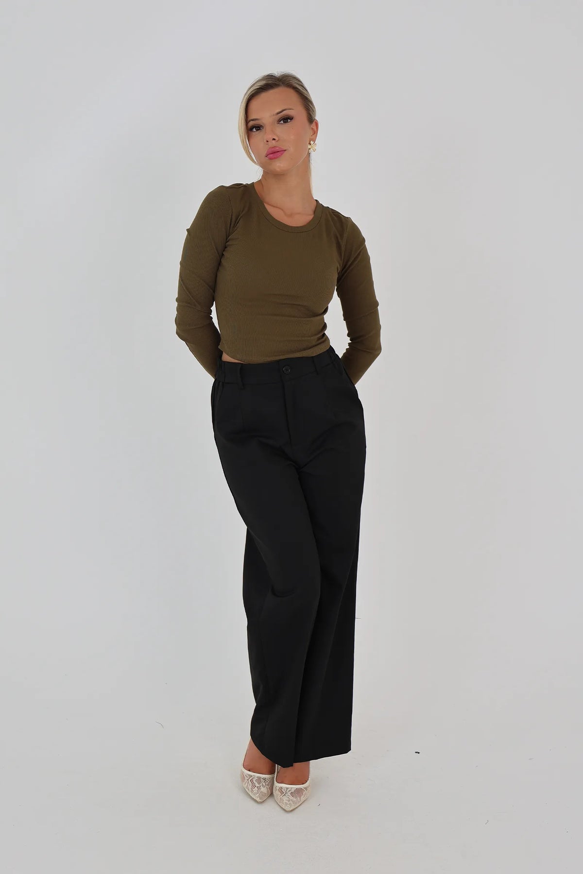 Bluze crewneck crop