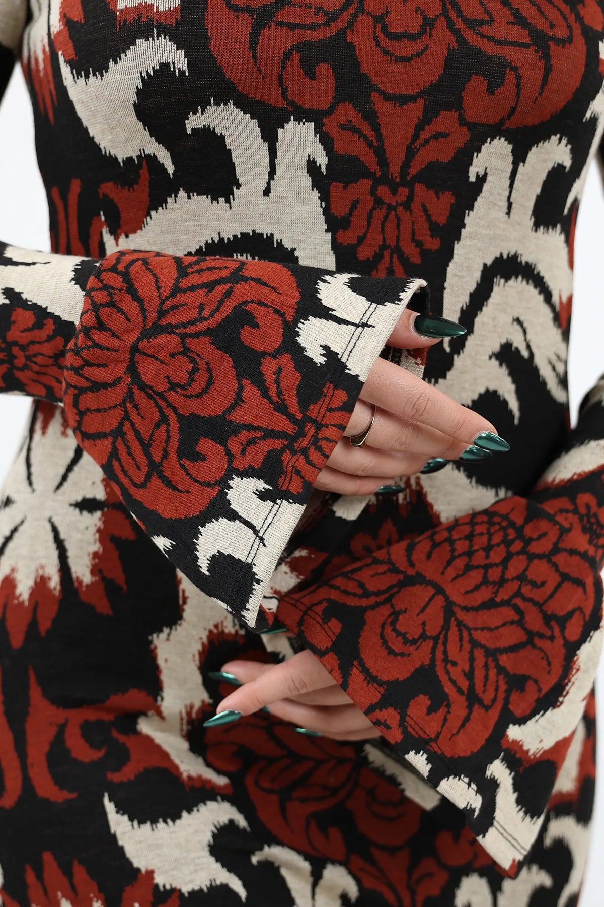 Fustan print bodycon