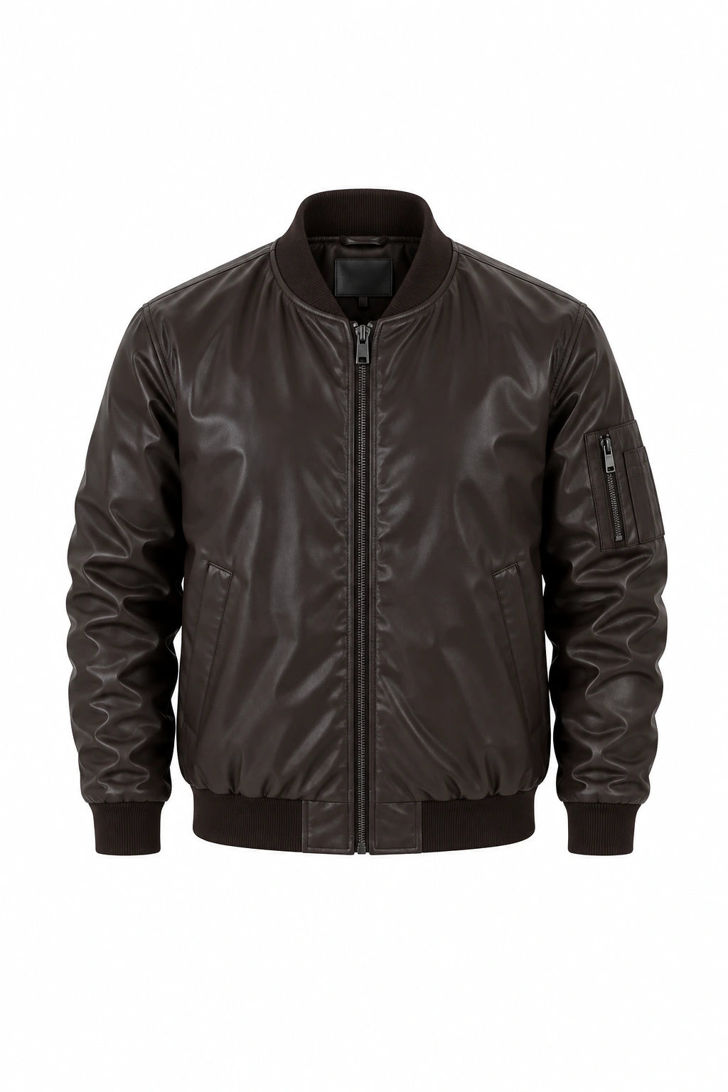 Jakne  faux-leather bomber
