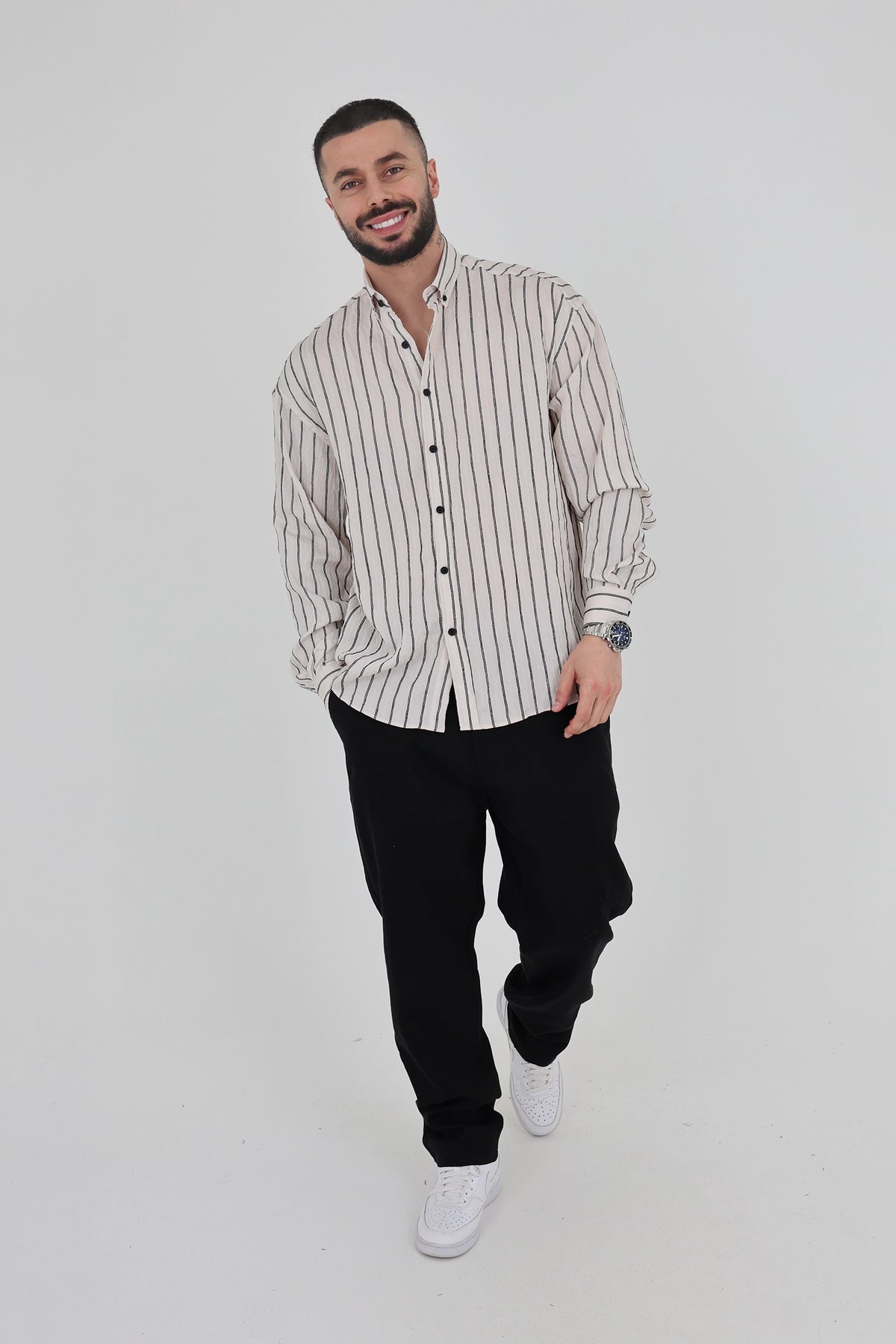Kemishe pinstripe