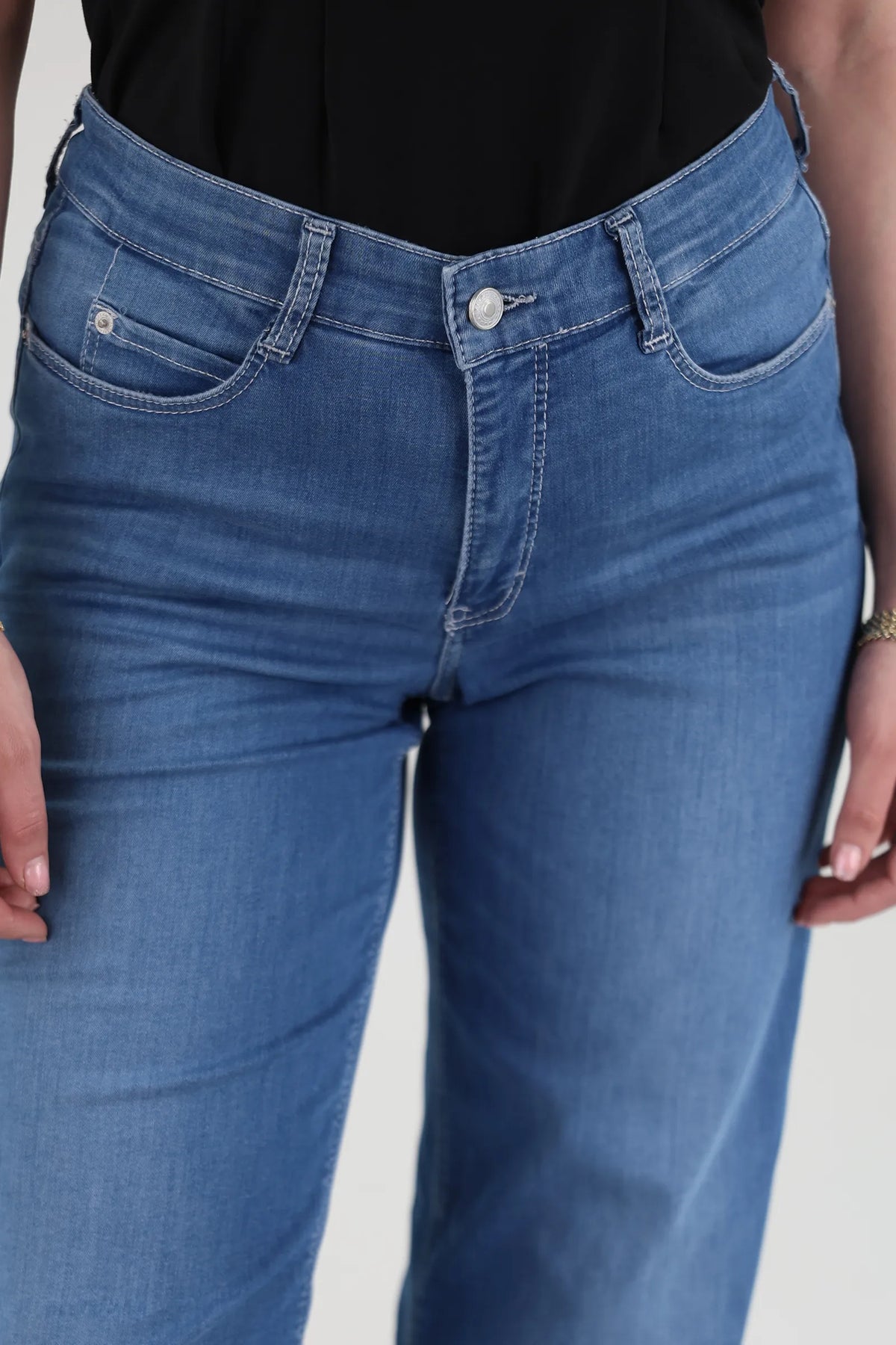 Farmerka high waisted flare
