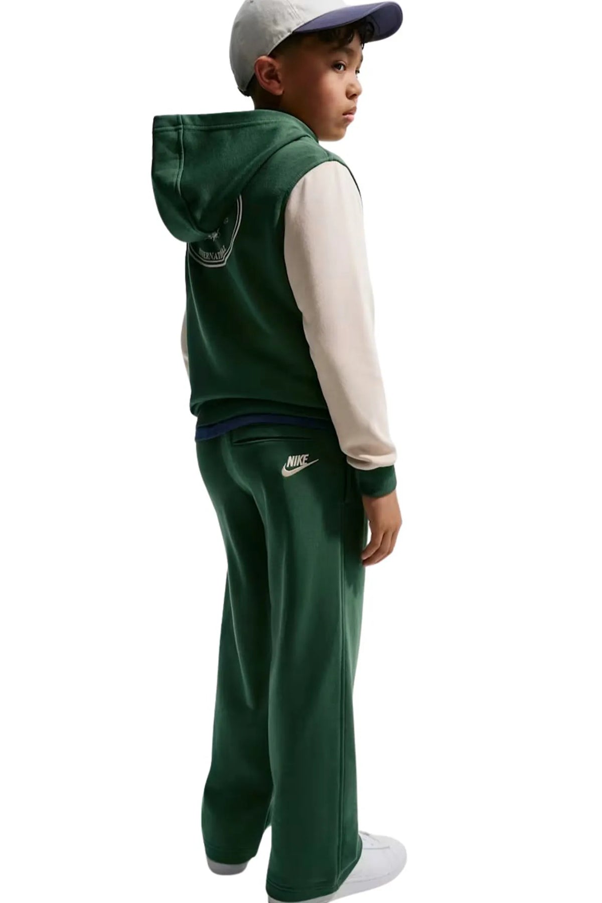Trenerka nike sportswear club older kids' french terry open-hem trousers IV5264-323