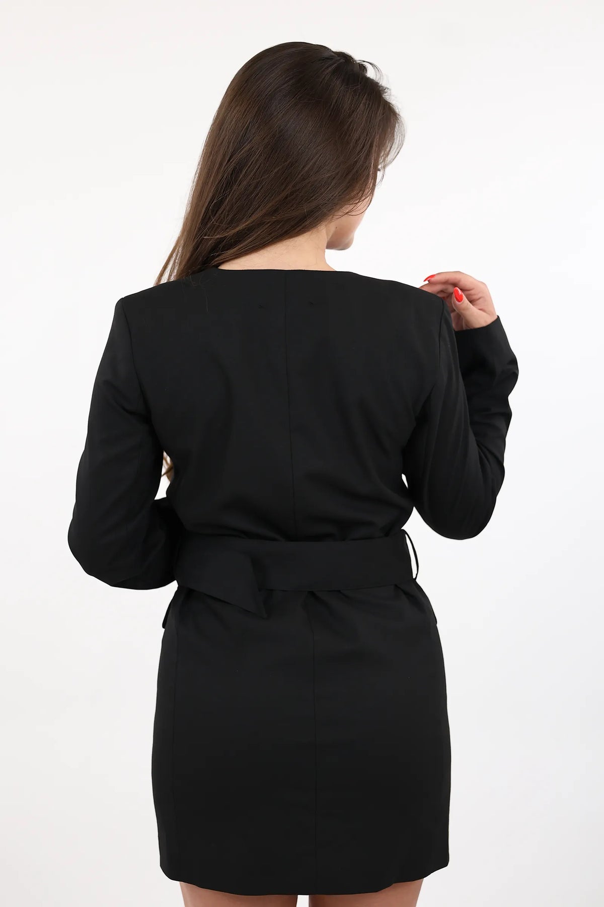 Fustan belted blazer