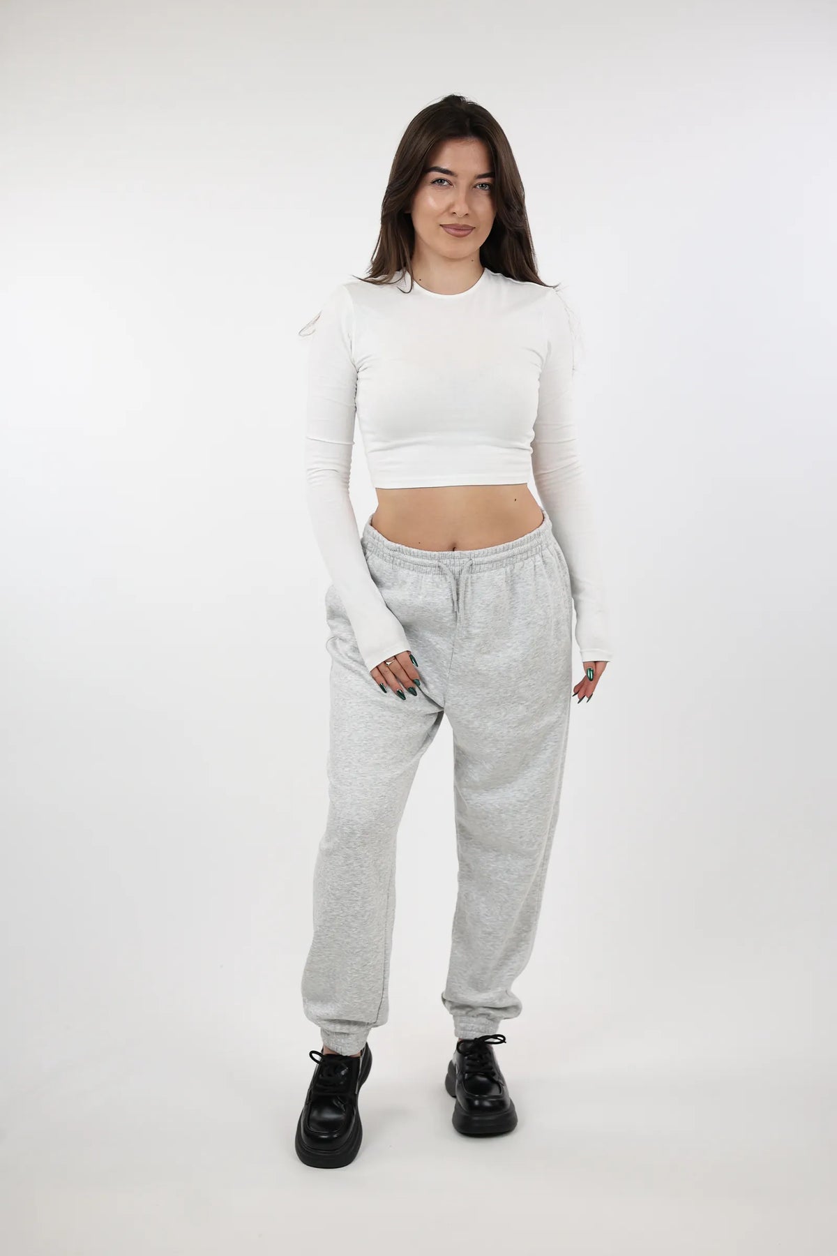 Trenerka elastic waist fleece