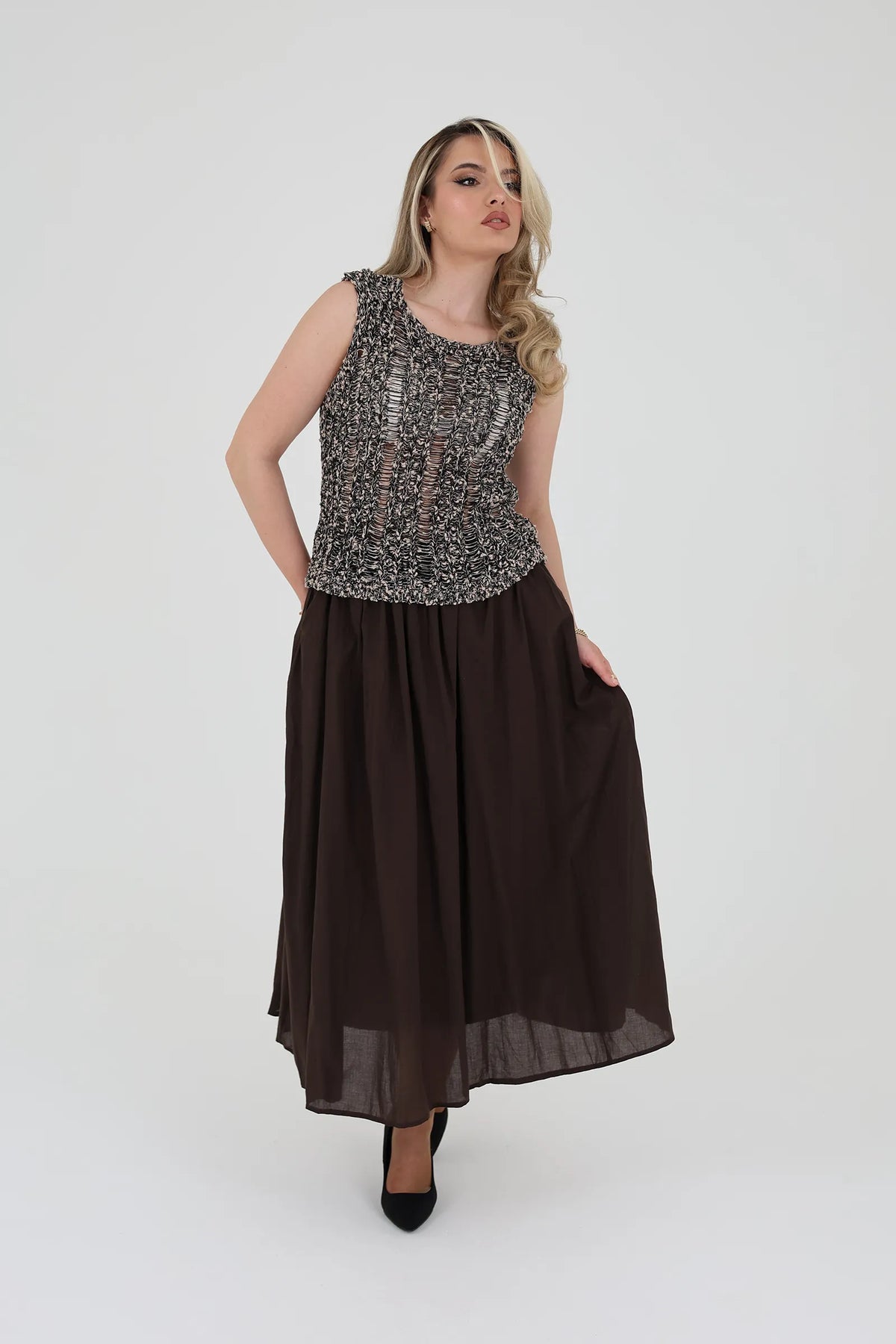 Maice knit sleeveless