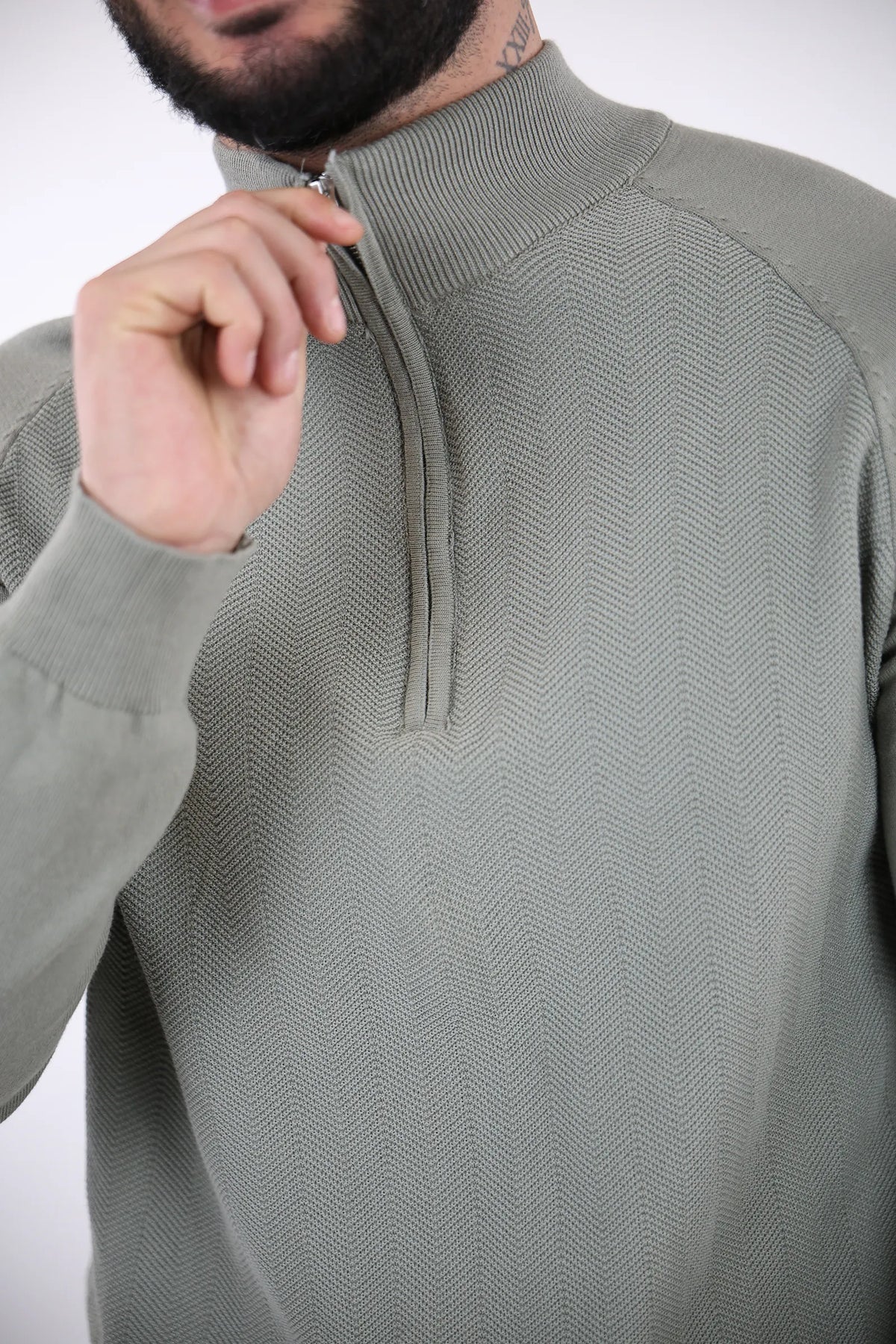 Xhemper zip top knit