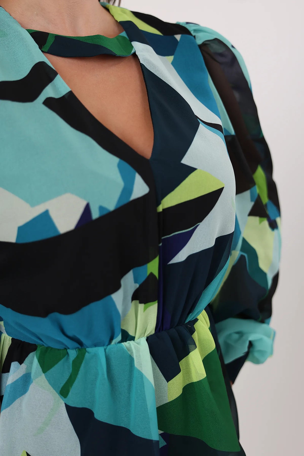 Bluze printed satin