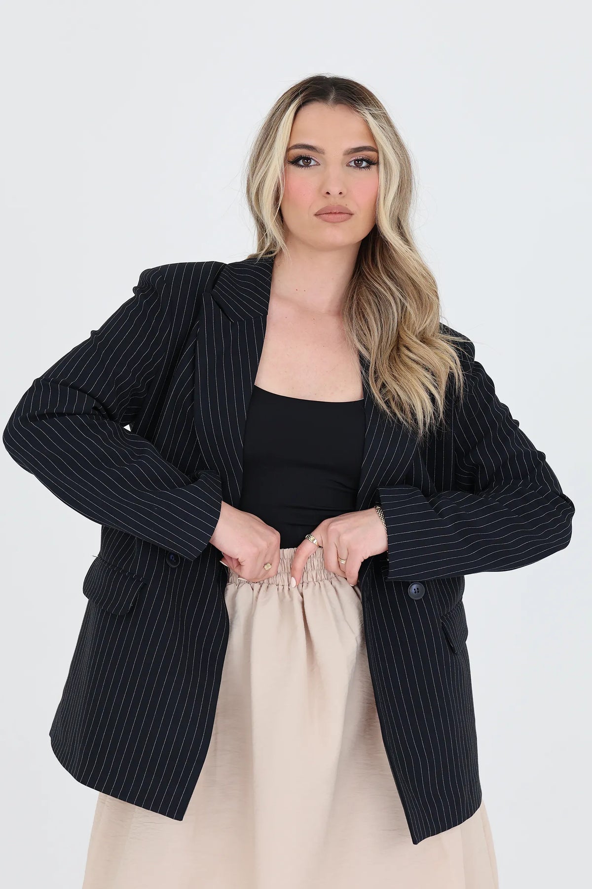 Sako pinstripe suit
